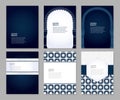 Banners set arabic ornament Royalty Free Stock Photo