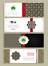 Banners set of islamic.