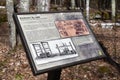Banning State Park, Sandstone, Minnesota 4-17-2021 - Hiking trails information sign