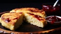 Bannock: Versatile Flat Quick Bread, Baked or Fried Royalty Free Stock Photo