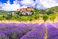 Banon, France hilltop village in Provence Royalty Free Stock Photo
