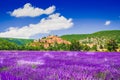 Banon hilltop village in Provence, France Royalty Free Stock Photo