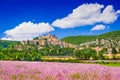 Banon hilltop village in Provence, France Royalty Free Stock Photo