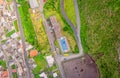 Banos De Agua Santa Latin American City, Aerial View, Ecuador Royalty Free Stock Photo