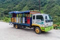 Open-sidd truck called Chiva, Ecuador Royalty Free Stock Photo