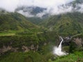 Banos Waterfall Royalty Free Stock Photo