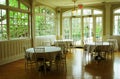 Banquet or dining hall Royalty Free Stock Photo