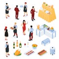 Banquet Service Isometric Set