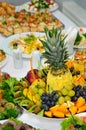 Banquet table Royalty Free Stock Photo