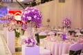 Banquet table Royalty Free Stock Photo