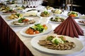 Banquet Table with Much Food