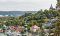 Banska Stiavnica townscape in Slovakia. Royalty Free Stock Photo