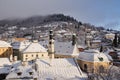 Banská Štiavnica v zimě, Slovensko
