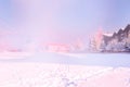 Ski resort Bansko, Bulgaria panorama Royalty Free Stock Photo