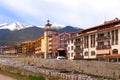 Bansko, Bulgaria, Glazne river, spring mountains Royalty Free Stock Photo