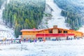 Bansko ski resort panorama, ski slopes, Bulgaria