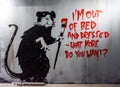 Banksy Graffiti Art. The world of Banksy .