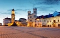 BanskÃÂ¡ Bystrica at a night - Slovakia Royalty Free Stock Photo