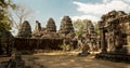 Banteay Kdei panorama with towers