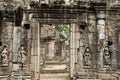 Carved doorway at Banteay Kdei temple in Angkor Archaeological Park, near Siem Reap, Cambodia