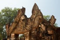 Banteay Srei carving details of main door