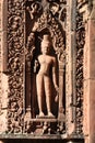 Banteay Srei Temple located in Angkor Thom area in Siem Reap city of Cambodia.