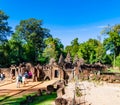 Banteay Srei in Forest