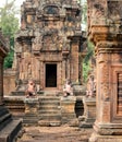Banteay Srei gate, Angkor, Cambodia