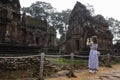 BANTEAY SREI temple, being widely praised as a `precious gem`, or the `jewel of Khmer art.`