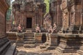 Banteay Srei ruins at the Angkor Wat historic ruins