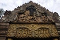 BANTEAY SREI temple, being widely praised as a `precious gem`, or the `jewel of Khmer art.`