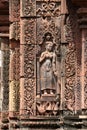 Banteay Srei Temple located in Angkor Thom area in Siem Reap city of Cambodia. Royalty Free Stock Photo