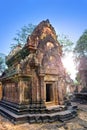 Banteay Srey Temple ruins (Xth Century) , Siem Reap, Cambodia