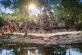 Banteay Srey Temple ruins Xth Century , Siem Reap, Cambodia Royalty Free Stock Photo