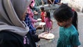 The child was playing a game in the Celebration Competition of Indonesian Independence Day.