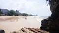 banua patra beach in balikpapan borneo indonesia Royalty Free Stock Photo