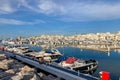 Yachts marina on sunrise in Banus, Marbella, Spain