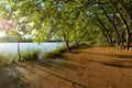 Banyoles lake, Girona province, Catalonia, Spain Royalty Free Stock Photo