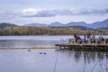 People enjoying a sunny day. Royalty Free Stock Photo