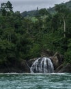 Banyu Anjlok Waterfall on daylight