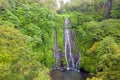 Banyumala Twin Waterfalls in Bali Indonesia Royalty Free Stock Photo