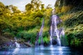 Banyumala Twin waterfalls in Bali, Indonesia, Asia Royalty Free Stock Photo