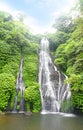 Banyumala waterfall at Buleleng regency of Bali - Indonesia Royalty Free Stock Photo