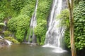 Banyumala waterfall at Buleleng regency of Bali - Indonesia Royalty Free Stock Photo