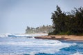Coastal Tropical Beach Landscape Hawaii Royalty Free Stock Photo