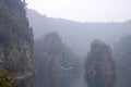 Baofeng Lake in Zhangjiajie National Forest Park, Hunan Province, China Royalty Free Stock Photo