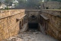 A `Baoli ` or Stepped Well at `Purana Qila ` or Old Fort Delhi