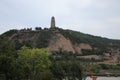 Baota mountain, yan `an, shaanxi, China Royalty Free Stock Photo