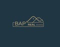 BAP Real Estate and Consultants Logo Design Vectors images. Luxury Real Estate Logo Design