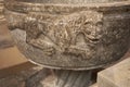 Baptisimal font of the Cathedral Royalty Free Stock Photo